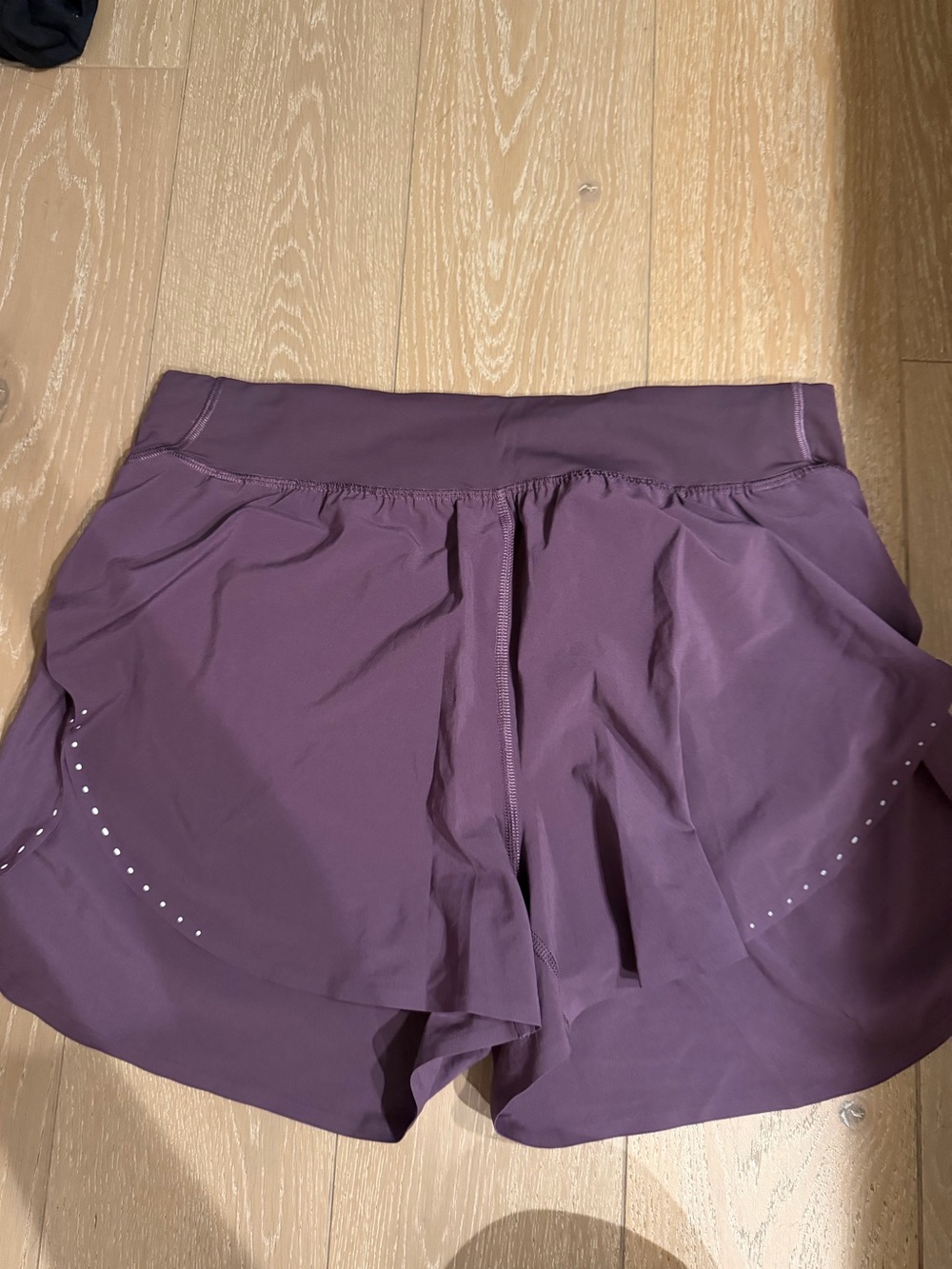 Lululemon Fast and Free Reflective High-Rise Classic-Fit Short 3" - Grape